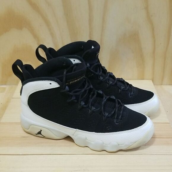Nike Air Jordan 9 IX Retro Mens Size 5.5Y, Wmn's sz 7City of Flight Black White - Picture 1 of 8